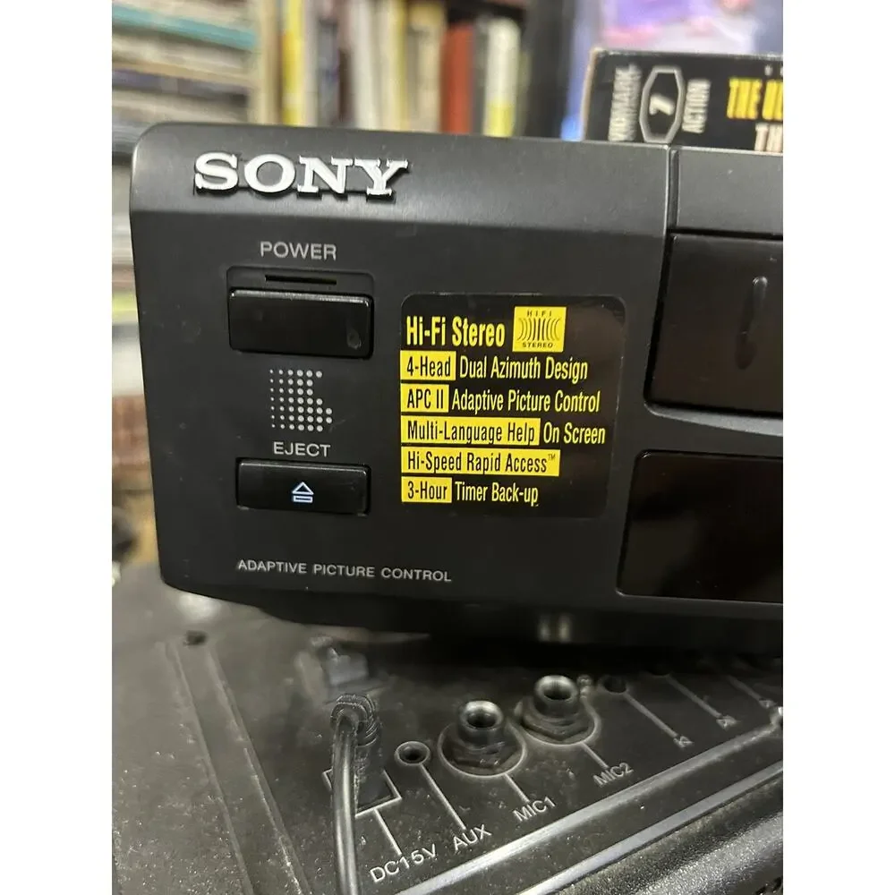 SONY SLV-660HF 4 HEAD HI-FI STEREO VHS VCR RECORDER PLAYER NO REMOTE For Parts